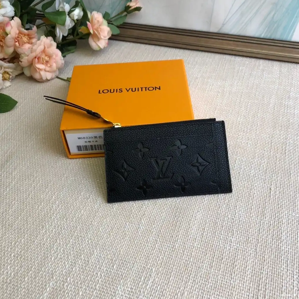 LOUIS HOLDER CARD ZIPPED VUITTON 0330
